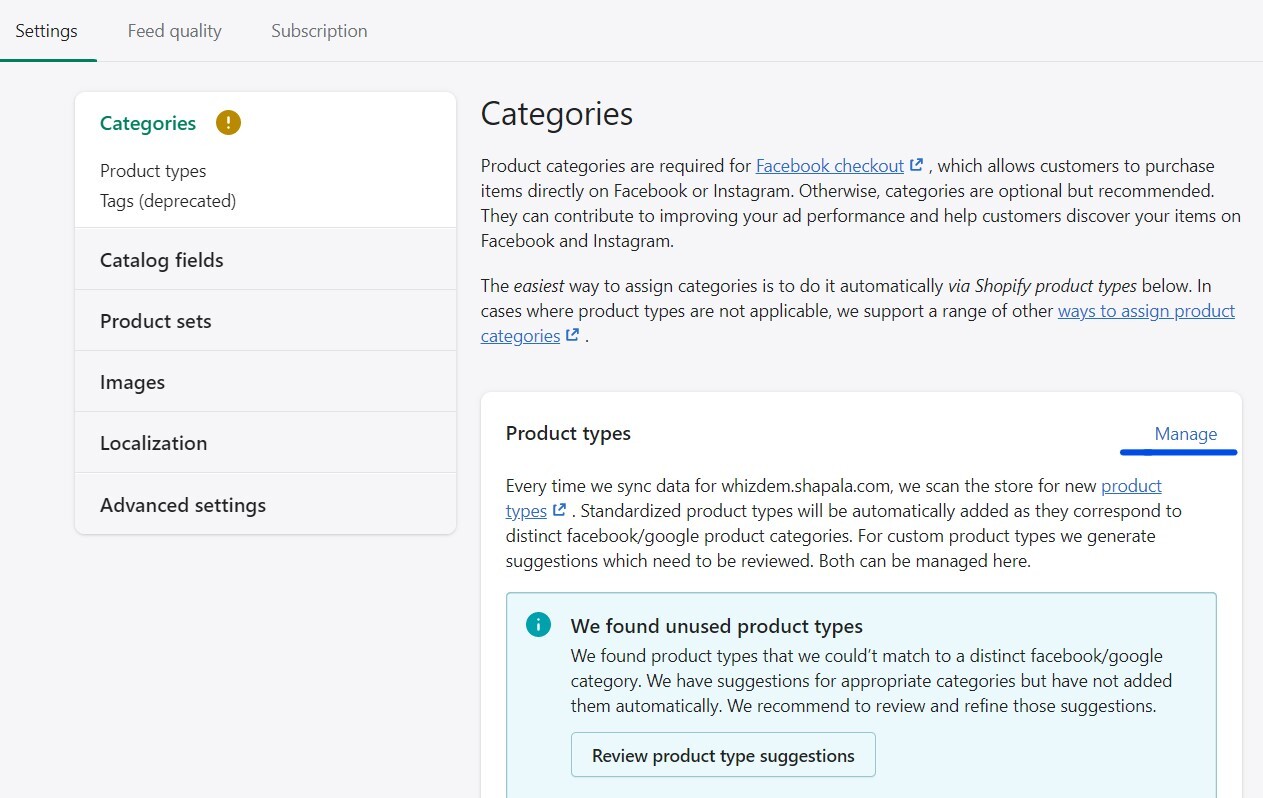 Product Categories